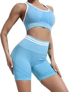 Ensemble de vêtements de sport pour femmes : leggings à séchage rapide et soutien-gorge de sport à maintien sécurisé pour la course à pied et la gym - Product Image 2