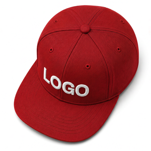 Casquette de baseball unisexe à 6 panneaux avec logo brodé blanc sur le panneau avant, en sergé de coton ajusté, chapeau décontracté pour adultes - Product Image 3
