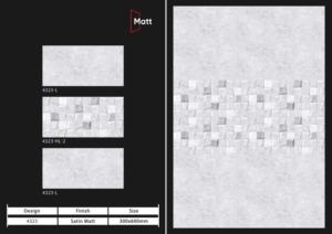Azulejos de Porcelana Mate Refinados de 300x600 mm Diseñados para Interiores Coherentes que Ofrecen Resistencia, Precisión y Diseño Duradero - Product Image 3