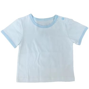 T-shirts en coton pour enfants, garçons et filles, sans manches, vêtements d'été pour enfants, hauts décontractés, t-shirts en gros, Bangladesh - Product Image 1