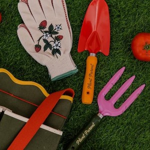 Ensemble d'outils de jardin en bois de Sheesham - Fourche à désherber et cultivateur en acier inoxydable poli miroir - Vente en gros - Product Image 4