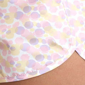 Pantalones cortos deportivos florales verdes para mujer, cintura elástica, para gimnasio, correr, ropa deportiva de verano - Product Image 6