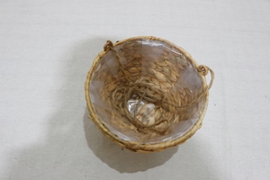 Water Hyacinth <b>Hanging</b> Planter <b>Basket</b> Handwoven Natural Flower Pot - Product Image 5