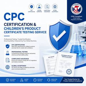 Service de certification et de test de produits pour enfants CPC aux États-Unis |   Laboratoire agréé par la CPSC |   Accepté par <span class=keywords><strong>Amazon</strong></span> - Product Image 1