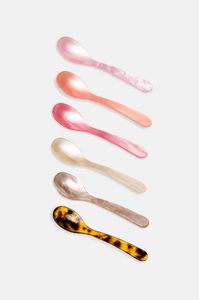 <b>SPOON</b> STYLE HANDMADE RESIN SALAD <b>SPOON</b> Servers Decorative <b>Serving</b> <b>Spoons</b> Set Salad Mixing Dinner Fork <b>Spoon</b> Handle Salad - Product Image 5