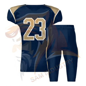 Nuevo Conjunto de Uniformes de Fútbol Americano de Color Único, Venta Caliente, Buena Calidad, Nombre del Equipo Personalizado, Uniforme de Fútbol Americano - Product Image 2