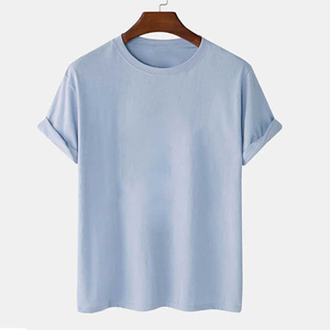 เสื้อยืดผู้ชายแบบทางการ ทอจากผ้าฝ้าย 100% แขนสั้น ปรับแต่งโลโก้และสีได้ ป้องกันรอยยับและระบายอากาศได้ดี - Product Image 1