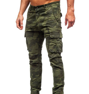 Pantalones Cargo para Hombre, Nueva Moda, Corte Ajustado, Casuales, Deportivos, Largos, Lavados - Product Image 4