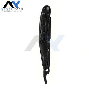 Support de rasoir professionnel blanc portable pour barbier, manche creux, rasage du visage et du corps pour hommes, léger, pour salon de coiffure, rasage en douceur - Product Image 4