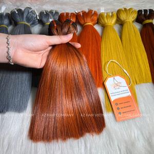 Qualité des cheveux bruts non traités du Vietnam Paquets de cheveux humains droits colorés Double Machine Trame Extensions de cheveux - Product Image 2