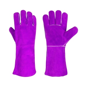 Gants de soudure en cuir de vachette de qualité supérieure, résistants à l'abrasion, à la chaleur, pour la lutte contre les incendies, la construction, les barbecues - Product Image 3