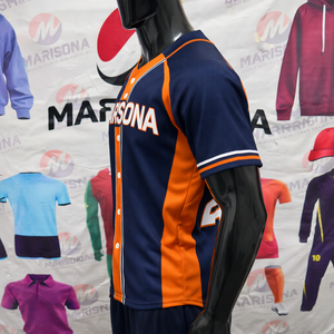 Uniforme d'équipe de baseball personnalisé pour les écoles, coupe athlétique courte, tissu respirant à séchage rapide en laine/viscose, nom du joueur sublimé personnalisé - Product Image 2