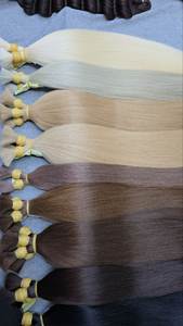 Cabello humano natural liso sin procesar al por mayor, reconocido por servir a fabricantes de extensiones de lujo y salones de alta gama. - Product Image 2