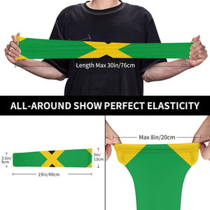 Manchons de bras unisexes grande taille avec protection UV supérieure, légers, respirants, 100 % polyester, rafraîchissants, pour le cyclisme, logo personnalisé - Product Image 6