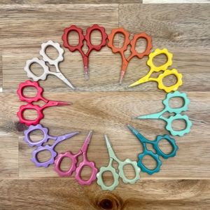 Flower Embroidery <b>Scissors</b> Small Size Stainless Steel Sharp Thread Cutter Mini <b>Sewing</b> Tool for DIY Craft and Tailor Work - Product Image 6