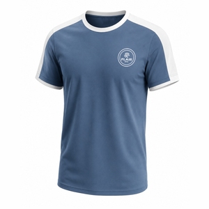 <b>Men's</b> Casual Contrast <b>Raglan</b> Sleeve <b>T</b>-<b>Shirt</b> | Premium Cotton Blend Crew Neck Short Sleeve Tee - Product Image 5
