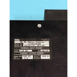 Control de Motor DC BL Automotion LC4AO10100, ATS - Equipo y Piezas de Semiconductores Globales de Confianza - Product Image 3