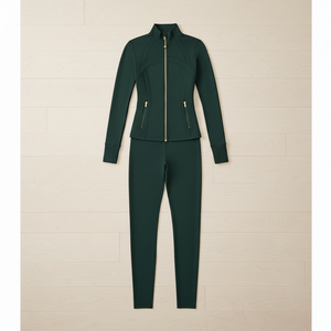 High Quality Women's Sublimated Yoga Gym Jacket Front Logo Windproof Breathable Quick Drying Long Sleeved Sports Zipper Top - Product Image 5