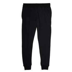 Conjunto Deportivo Informal para Hombre, Sudadera de Manga Larga con Cuello Redondo y Pantalones Deportivos con Cintura Elástica, Color Negro Sólido - Product Image 5