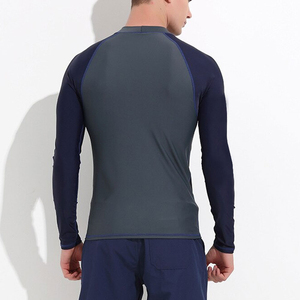 Custom Unisex Adult Long Sleeve Rash Guard <b>Compression</b> <b>Shirt</b> OEM Quick Dry UV Protection Breathable Spandex/Polyester 120g - Product Image 6