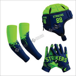 Uniformes de football américain personnalisés avec design de couleur sur mesure, uniformes de football 7v7 pour jeunes, ensemble d'uniformes entièrement sublimés, service OEM - Product Image 4