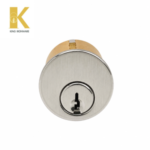 Cilindro de Cerradura de Embutir con Llave KW, Acero Inoxidable Satinado, Latón Sólido, Inspección Completa de Fábrica - Product Image 2