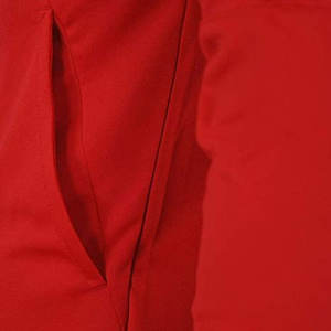 ชุดวอร์มพรีเมียมสำหรับผู้ชายแบบเรียบ |   ชุดวอร์มออกกำลังกายแบบเต็มตัวสองชิ้น สีแดงเข้ม ดำ สำหรับออกกำลังกายในเมือง - Product Image 5