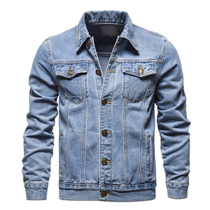 Chaqueta de Mezclilla Lisa para Hombre, Transpirable, Hecha con Materiales de Alta Calidad, Nueva Llegada, Chaqueta de Invierno para Hombre Adulto, Superventas - Product Image 1