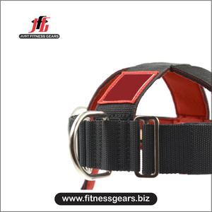 JUST FITNESS GEARS <b>Rower</b> Head Harness Neck Exercise Adjustable Anti-Slip Breathable Cowhide Strap Heavy Duty Professional Sports - Product Image 4