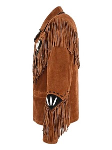 <b>Mens</b> Gilbert <b>Suede</b> Fringe <b>Jacket</b> - Product Image 3
