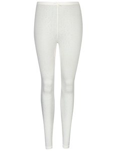 Leggings Básicos de Punto para Mujer, Largos, Color Negro Sólido, Cintura Elástica, Suaves y Elásticos, 180g, para Todas las Temporadas - Product Image 1