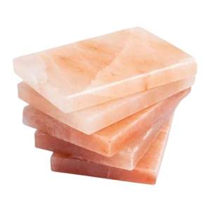 Briques de sel de l'Himalaya faites à la main pour une finition impeccable, avec fonction purifiante d'air, pour panneaux de bien-être de spa et sauna de luxe (taille et forme personnalisables) - Product Image 1