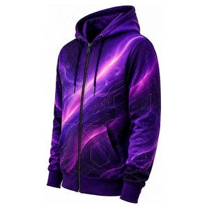 Sudaderas con cremallera para hombre de talla grande, sudaderas con cremallera modernas y elegantes, básicas, en stock para hombres. - Product Image 6