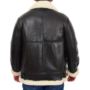 Veste coupe-vent d'hiver en cuir véritable pour homme, meilleur prix, haute qualité, durable, respirante, imperméable, design personnalisé - Product Image 4