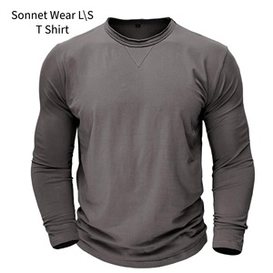 T-shirt à manches longues pour homme personnalisé, à carreaux, 100% coton, séchage rapide, avec impression numérique, poids du tissu 220g - Product Image 6