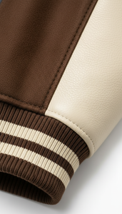 Veste d'hiver de style américain durable en tissu polaire avec broderies et patchs, à capuche, respirante, séchage rapide, écologique - Product Image 5