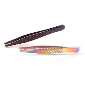 Pince à épiler en acier inoxydable pour l'entretien des sourcils, faite à la main, écologique, de luxe, pour un rehaussement parfait, prise ferme, qualité durable, ultra - Product Image 3