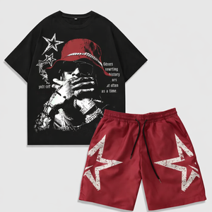 Traje de Verano 2026 para Hombre con Estampado 3D, Transpirable y Ligero, Ropa Casual para Patinaje sobre Ruedas y Hip Hop - Product Image 1
