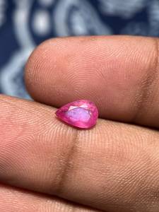 Spinelle rose naturelle polie, taille poire facettée, pierres précieuses en vrac de Tanzanie - Product Image 3