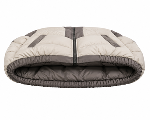 Custom Two Tone Puffer Jacket Premium Winter <b>Padded</b> <b>Coat</b> High Collar Warm Streetwear OEM Wholesale Outerwear Manufacturer - Product Image 5