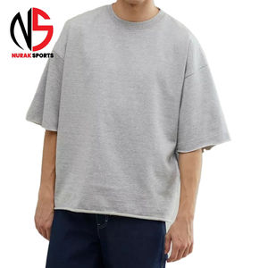 Camisetas deportivas casuales personalizadas de fábrica al por mayor, de secado rápido, 100% algodón, para hombre, de corte holgado, estampadas, 2026 - Product Image 6