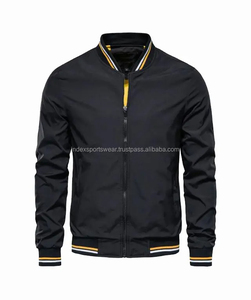 Blouson bombardier de baseball personnalisable pour hommes vente en gros tissu de laine de haute qualité nouveau design col montant pour l'hiver Service OEM - Product Image 3