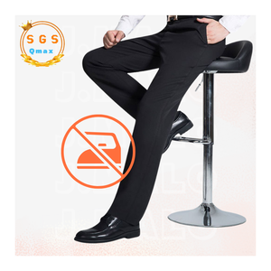 Pantalones de vestir de Spandex colgantes delgados para ocasiones formales - Product Image 3