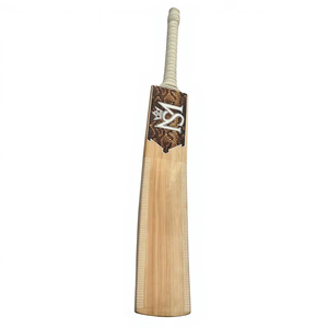 Bâtons de cricket Mannu Sports Hunter X Kashmir Willow - Ambidextres, taille personnalisée, saule naturel, poignée standard durable, marron - Product Image 1