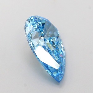 Diamant de laboratoire en forme de poire de 2,71 carats, couleur bleu vif fantaisie, clarté VS1, polissage excellent, pierre précieuse de luxe haut de gamme - Product Image 4