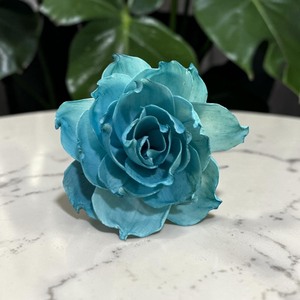 Diffuseur de fleurs en bois Sola VADEE SOLA WOOD FLOWER Ocean Teal Garden Rose, fleurs en bois Sola, artisanat durable, fait main, parfum d'ambiance pour la maison - Product Image 3