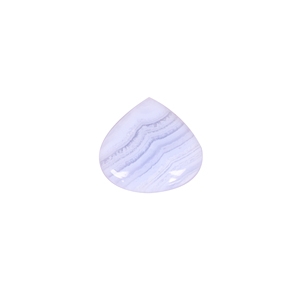 Agate bleue naturelle de qualité supérieure, cabochon, pierre précieuse pour la création de bijoux - Product Image 1