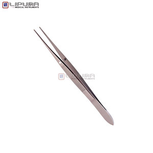 Pinzas Oftálmicas GRAEFE Iris Forceps 4 (102mm) Rectas con Mordazas Serradas para Microcirugía, Instrumentos Médicos - Product Image 6