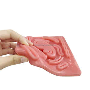 Tampon de suture en silicone avec plaies pour la formation par simulation laparoscopique Modèle de couture certifié CE pour médecins Marque distributeur OEM - Product Image 4