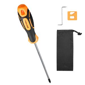 Professional 12-Piece <b>Screwdriver</b> Set with <b>Magnetic</b> Tips Includes 5 Phillips & 5 Flat Head <b>Bits</b> Z Type <b>Bit</b> - Product Image 1